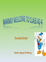 Giáo án điện tử tiểu học: tiếng anh lớp 1 unit 5 let learn pot