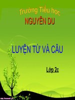 Giáo án điện tử tiểu học: Luyện từ và câu chỉ tính chất ppsx
