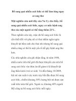 Bổ sung quá nhiều axit folic có thể làm tăng nguy cơ ung thư pptx