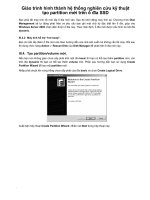 Giáo trình hình thành hệ thống nghiên cứu kỹ thuật tạo partition mới trên ổ đĩa SSD p1 potx