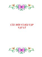 CÂU HỎI VÀ BÀI TẬP VẬT LÝ docx