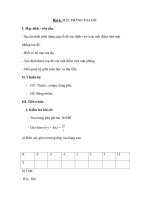 Bài 6: MẶT PHẲNG TOẠ ĐỘ ppsx