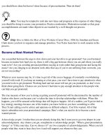 1,001 Ways to Get Promoted phần 8 doc