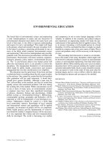 ENCYCLOPEDIA OF ENVIRONMENTAL SCIENCE AND ENGINEERING - ENVIRONMENTAL EDUCATION doc