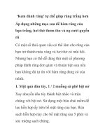 ‘Kem đánh răng’ tự chế giúp răng trắng hơn pot