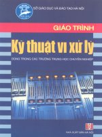Giáo trình kỹ thuật vi xử lý part 1 pps