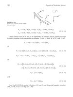 Dynamics of Mechanical Systems 2009 Part 9 potx