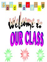 Giáo án điện tử tiểu học môn tiếng anh: Ong đi tìm mật pps