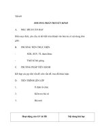 Tiết 69 PHƯƠNG PHÁP THUYẾT MINH doc