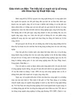 Giáo trình cơ điện: Tìm hiểu bộ vi mạch xử lý số trong nền khoa học kỹ thuật hiện nay phần 1 pot