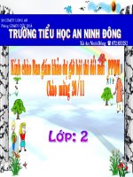 Giáo án điện tử tiểu học: Từ ngữ về đồ dùng và công việc trong nhà potx