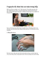 5 nguyên tắc đảm bảo an toàn trong bếp ppsx