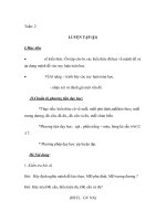 Tuần: 2 LUYỆN TẬP pps