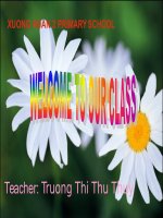 Giáo án điện tử tiểu học: Tiếng anh- Let''''s going 2 pdf