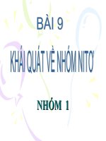 Bai 9 Khai quat ve nhom Nito pptx