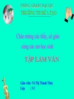 Giáo án điện tử tiểu học: Tập làm văn lớp 3 về quê hương doc