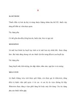 Lý thuyết y khoa: Tên thuốc RANITIDINE pptx