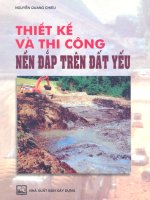 Thiết kế và thi công nền đắp trên đất yếu part 1 pot