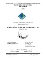 trách nhiệm bồi thường thiệt hại do oan sai trong tố tụng hình sự