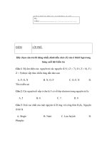 ĐỀ 2-PHẦN TRẮC NGHIỆM pps