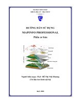 Hướng dẫn sử dụng Mapinfo Professional-Phần cơ bản ppt