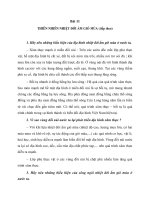 Bài 11 THIÊN NHIÊN NHIỆT ĐỚI ẨM GIÓ MÙA (tiếp theo) pdf