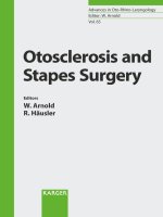 Otosclerosis and Stapes Surgery - part 1 pdf
