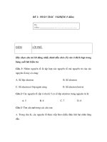 ĐỀ 1: PHẦN TRẮC NGHIỆM (5 điểm) Họ ppt