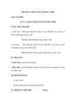 CHƯƠNG 4: PHẢN ỨNG OXI HOÁ - KHỬ pdf