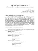GIAÛI PHAÙP GIA COÁ THAØNH HOÁ ÑAØO SÖÛ DUÏNG COÂNG NGHEÄ CDM (CEMENT DEEP MIXING) Th.S ppsx