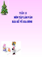 Giáo án điện tử tiểu học: Tập làm văn kể về gia đình doc