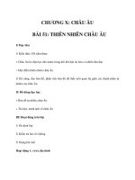 BÀI 51: THIÊN NHIÊN CHÂU ÂU pot