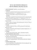 TIẾT 30 : MỘT SỐ PHƯƠNG TRÌNH QUI VỀ PHƯƠNG TRÌNH BẬC NHẤT HOẶC BẬC HAI pdf