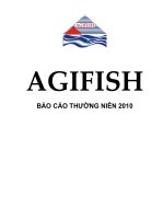 BÁO CÁO THƯỜNG NIÊN 2010 CỦA CÔNG TY THỦY SẢN AN GIANG doc