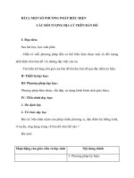 BÀI 2: MỘT SỐ PHƯƠNG PHÁP BIỂU HIỆN CÁC ĐỐI TƯỢNG ĐỊA LÝ TRÊN BẢN pps