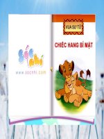 Giáo án điện tử mầm non: Chiếc răng bí mật pptx