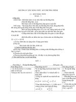 CHƯƠNG IV: BẤT ĐẲNG THỨC. BẤT PHƯƠNG TRÌNH pot