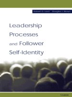 Leadership Processes and Follower Self-Identity phần 1 pps