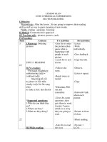 LESSON PLAN UNIT 2:PERSONAL EXPERIENCES ppt