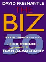50 little things that make a big difference to team motivation and leadership phần 1 potx