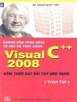 Hướng dẫn tự học và thực hành Visual Basic C++ 2008 part 1 pps