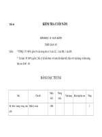 Tiết 46 KIỂM TRA CUỐI NĂM HÌNH HỌC 10 - BAN KHTN pot