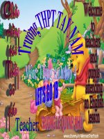 Giáo án điện tử tiểu học môn tiếng anh: Tiếng anh lớp 4 pot