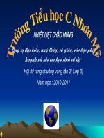 Giáo án điện tử tiểu học: Rung chuông vàng khối lớp 3 pot