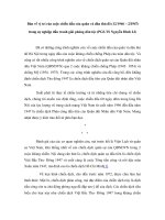 Báo cáo nghiên cứu khoa học 