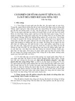 Báo cáo nghiên cứu khoa học 