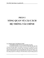 Phân tích tình hình hệ thống tài chính tại Việt Nam ppt