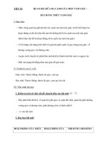 TIẾT 52: QUAN HỆ GIỮA BA CẠNH CỦA MỘT TAM GIÁC BẤT ĐẲNG THỨC TAM GIÁC ppsx