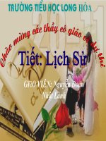 Giáo án điện tử tiểu học môn lịch sử: Vượt qua tình thế hiểm nghèo potx