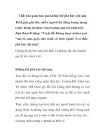 Chất bảo quản hoa quả không thể phá hủy nội tạng potx